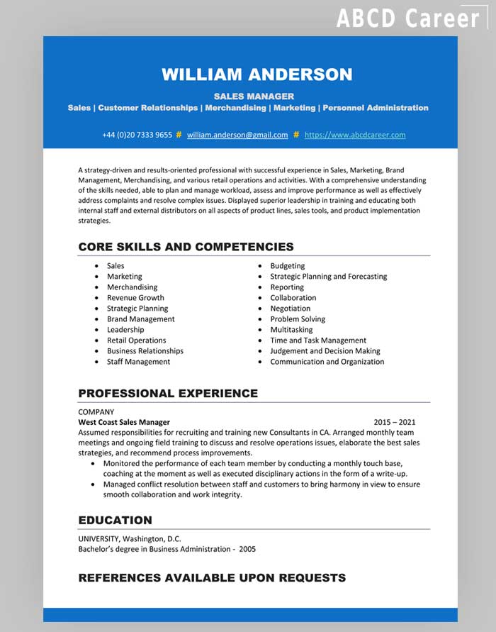 resume template ats friendly